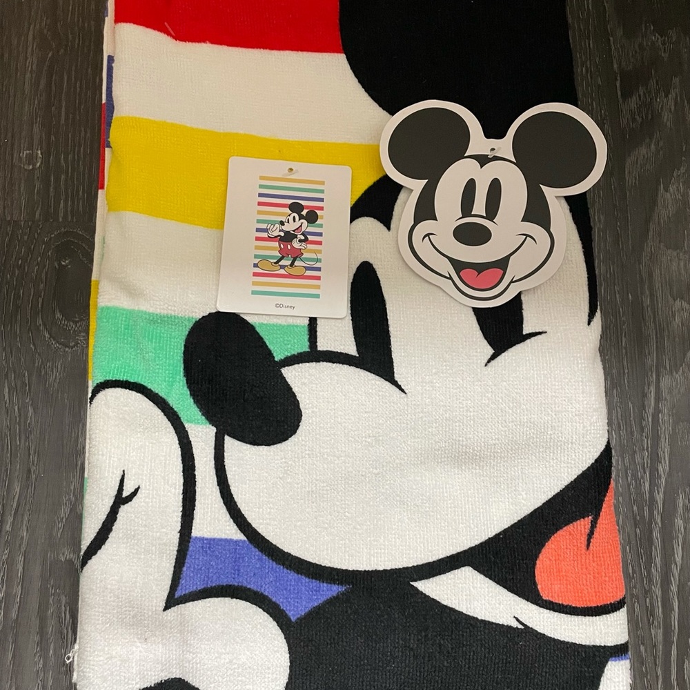 NWT Mickey beach towel
